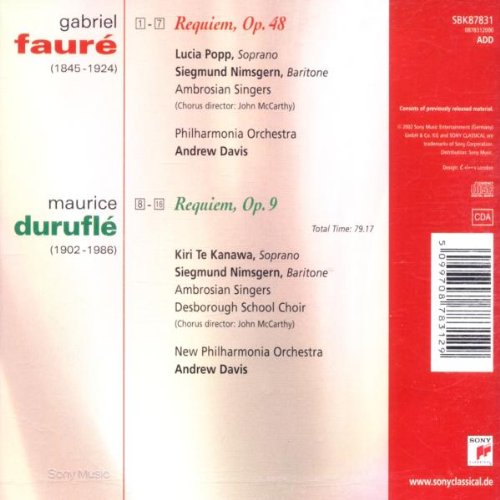 Requiem, Audio-CD