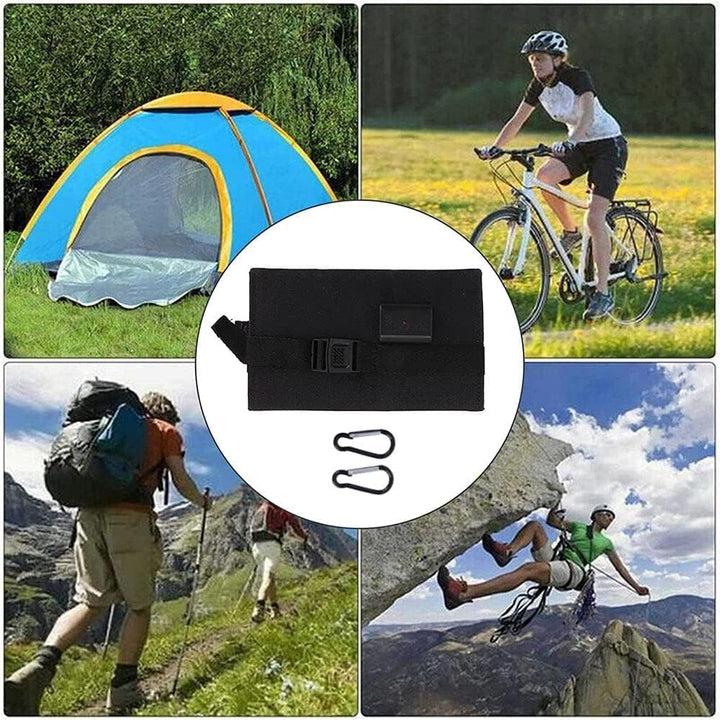 20W Tragbares Solar-Ladegerät mit Solarpanelen, USB-A Ausgang, IP67 wasserdicht, für Wohnwagen, Ruck