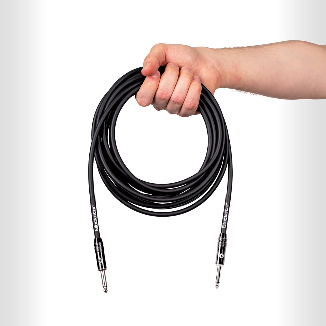 BLACKSTAR Pro Series Instrumentenkabel, gerade, ¼ Zoll Klinke auf gerade ¼ Zoll Klinke für Bass/E-Gi