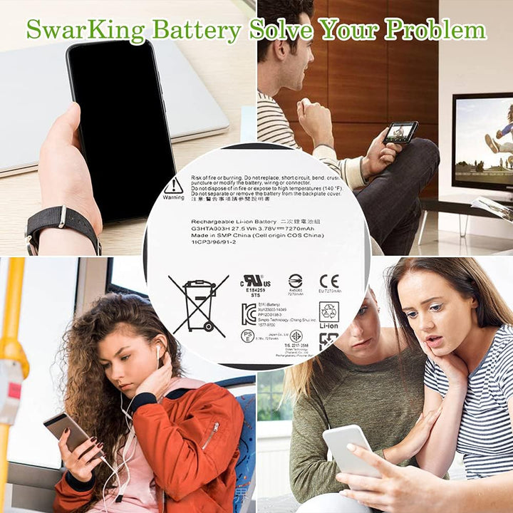 SwarKing Ersatz Akku Kompatibel mit Microsoft Surface 3 1645 G3HTA004H G3HTA007H G3HTA003H