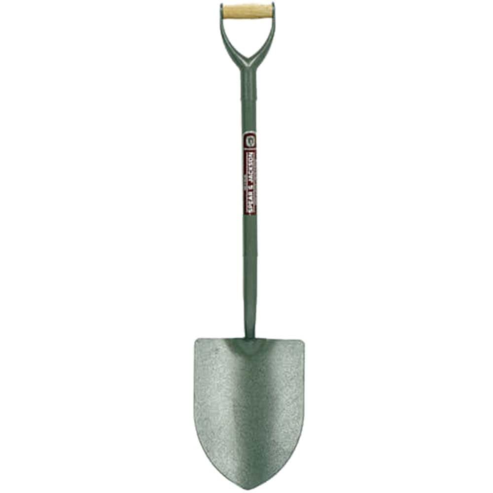 Spear & Jackson 2001AD Stahlrohrschaufel mit rundem Blatt Nr. 2 Runder Mund, Runder Mund