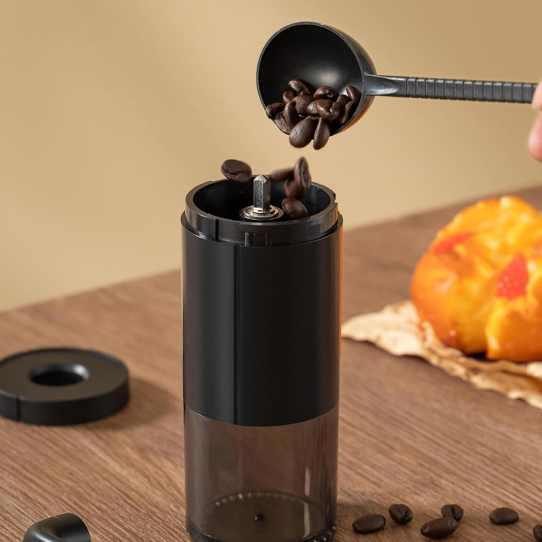 Kaffeemühle manuell mit Keramikmahlwerk,Tragbare Manuelle Handkaffeemühle mit 30g Kapazität, Konisch