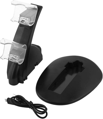 Demeras PS4-Controller-Ladeger?t USB-Dual-Ladeger?t Schnellladestation Ladestation Dock f¨¹r PS4-Con