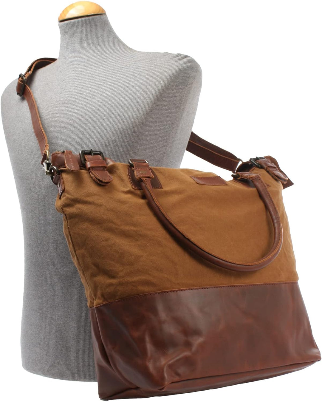 LECONI XL Shopper für Damen kleiner Weekender Beuteltasche grosse Frauen Schultertasche Wickeltasche