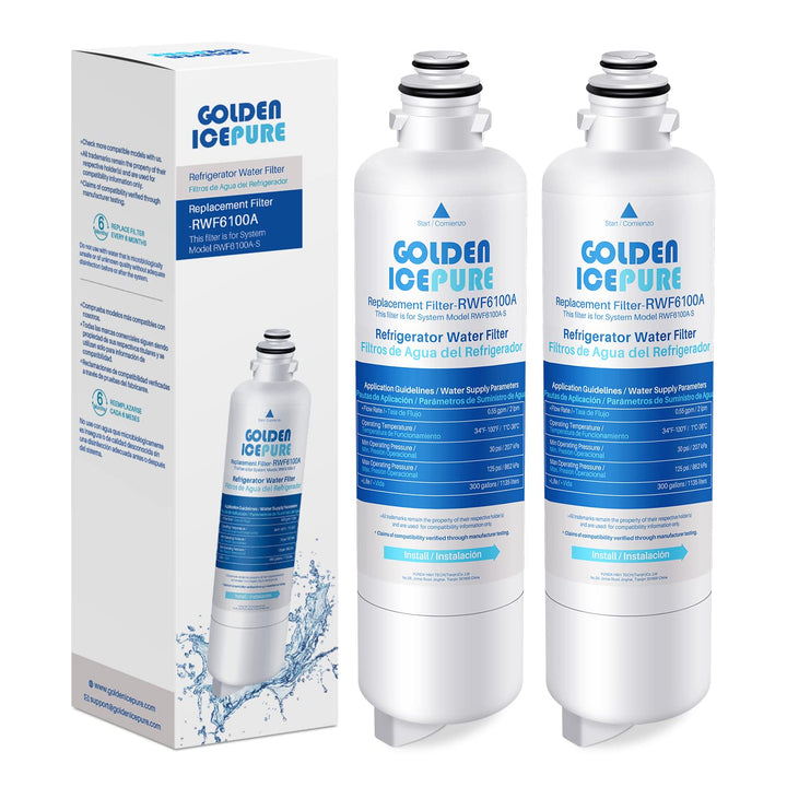 GOLDEN ICEPURE Kühlschrank-Wasserfilter Ersatz für Siemens Bosch Neff Ultra Clarity Pro 11032518 BOR