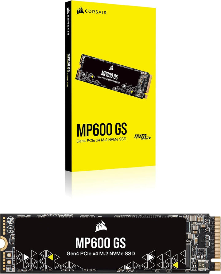 Corsair MP600 GS 500 GB PCIe Gen4 x4 NVMe M.2-SSD – Hochdichter TLC NAND – M.2 2280-Formfaktor – Kom