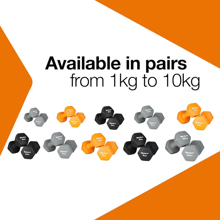 Athlyt - Neopren hanteln gewichte 2 x 2 kg, 2 x 2 kg