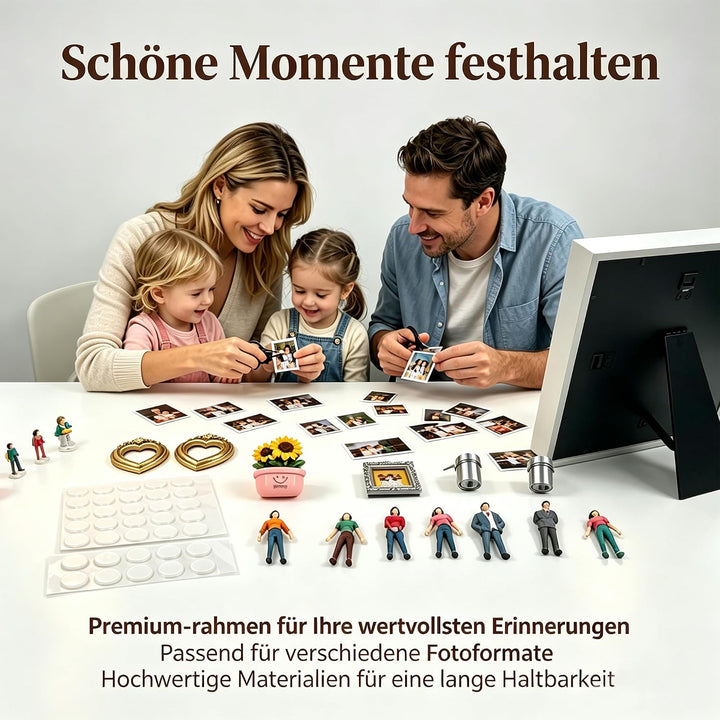 DIY Mini Museum Silhouettenbox 3D Bilderrahmen Zum Befüllen Set Fotorahmen | 10-Mini-Bilderrahmen 9-