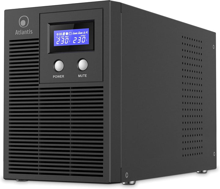 Atlantis A03-HP4003P Unterbrechungsfreie Sinuswelle 3000VA 2100W Line Interactive, LCD-Display, USB-