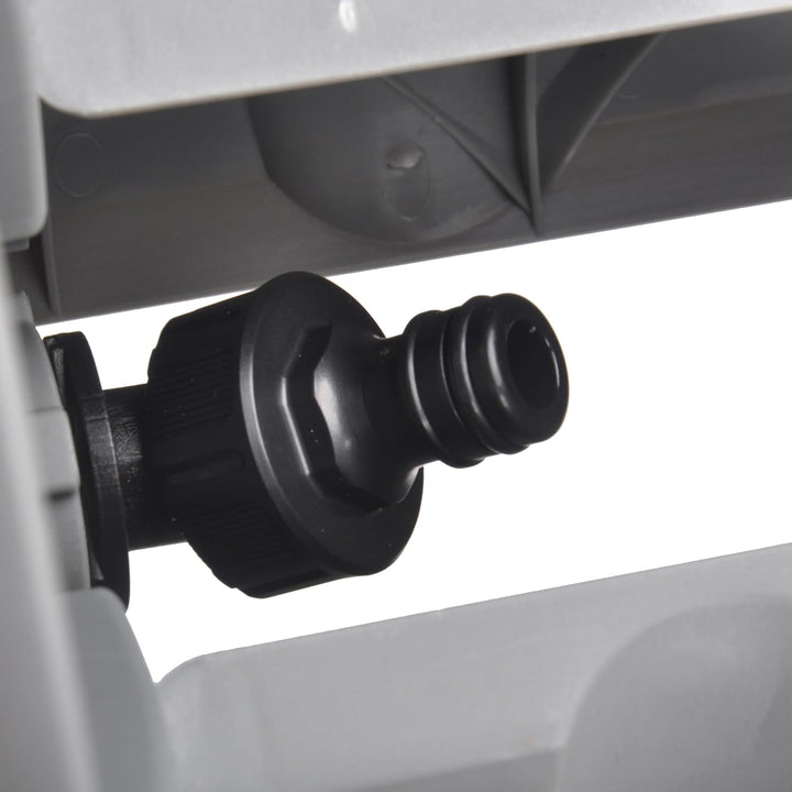 LEHMANN Schlauchwagen, Gartenschlauchwagen, für bis zu 45m 1/2" oder 3/4" Schlauch, Stahlkonstruktio