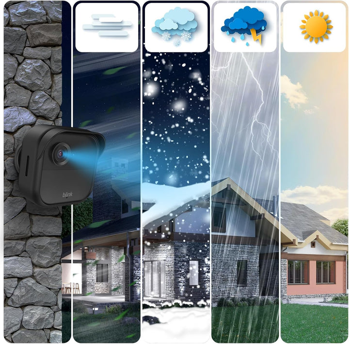 HOGEE Silikon-Schutzhülle für Blink Outdoor 4 (4. Generation), wetterfeste Silikonhülle bietet volls