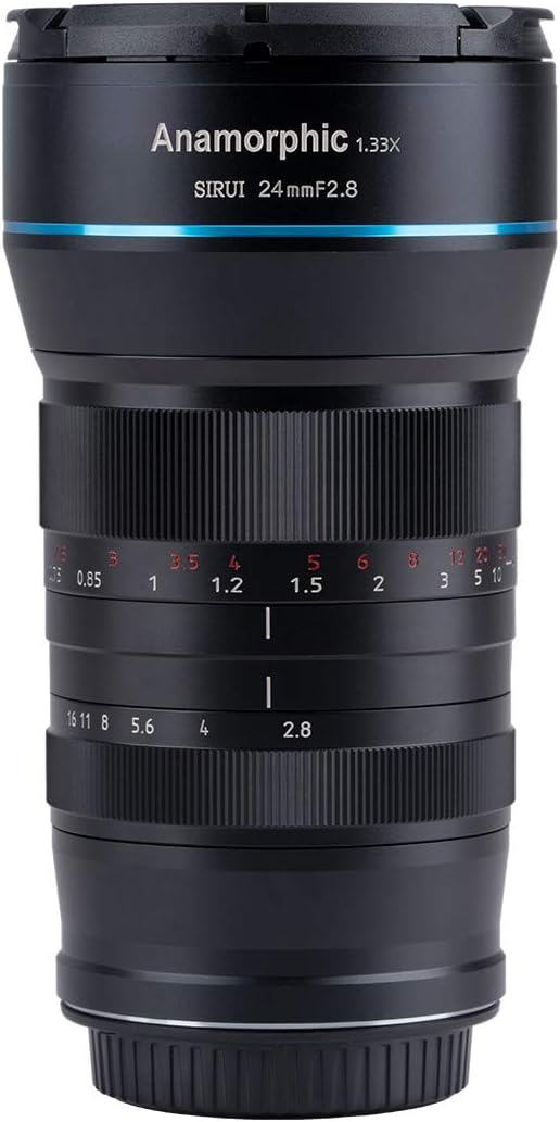 SIRUI 24mm F2.8 1.33x APS-C Anamorphes Prime Objektiv Objektive Lens Lenses (EF-M Mount) EFM Mount,