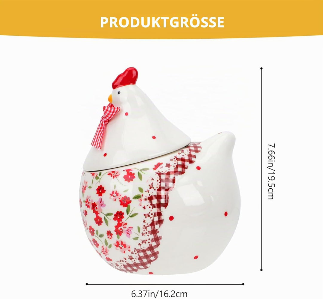 Behälter Haushaltskühlschrank Lagertank Eier Ostern Keksdose Tier Henne Süssigkeitenbehälter Geschen