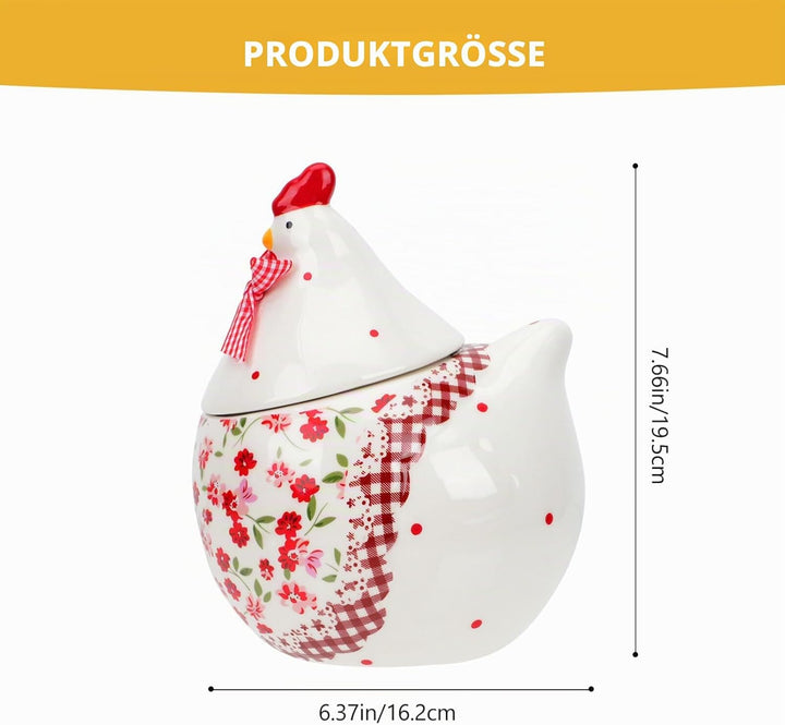 Behälter Haushaltskühlschrank Lagertank Eier Ostern Keksdose Tier Henne Süssigkeitenbehälter Geschen