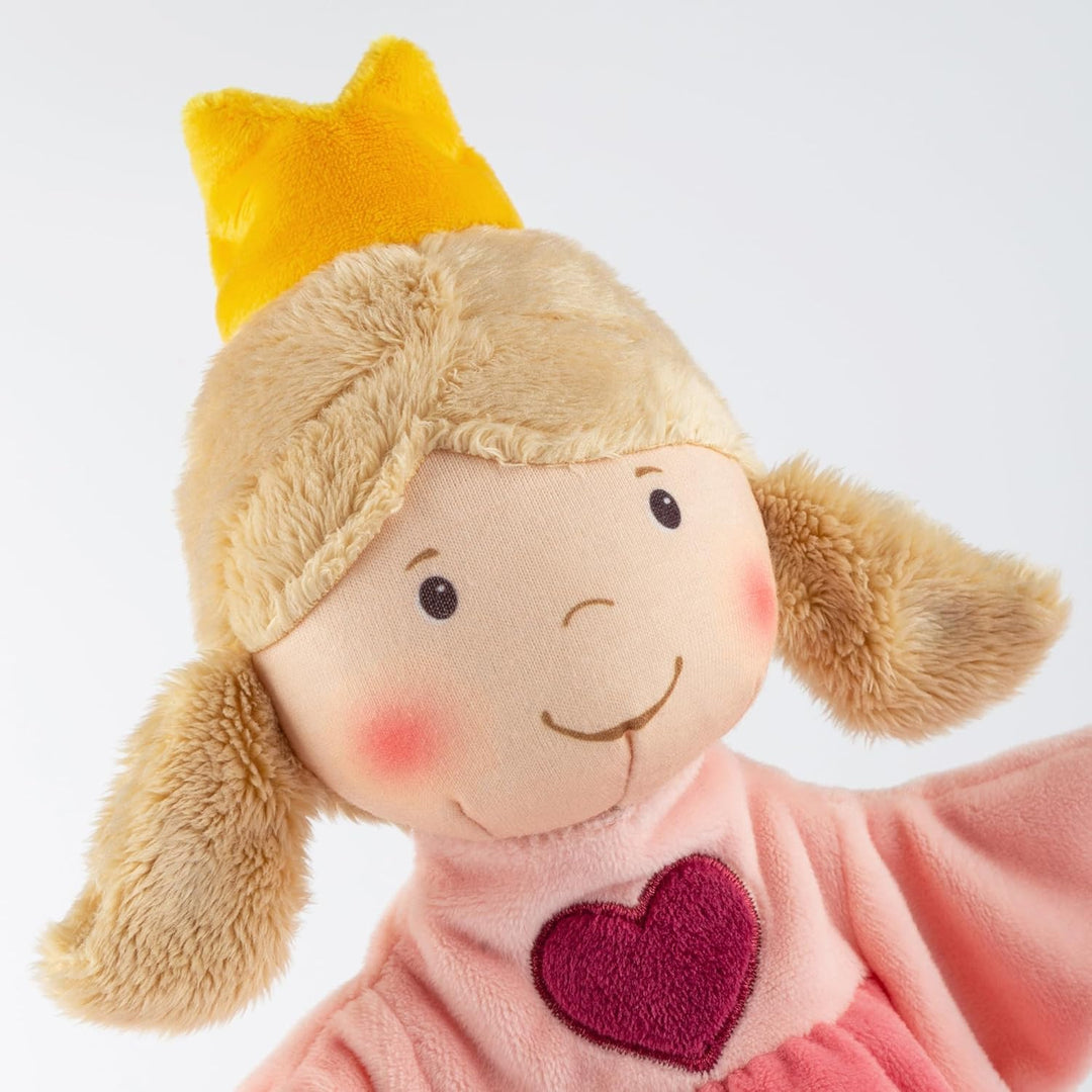 sigikid 43045 Handspielpuppe, pink/Prinzessin, OneSize, Pink/Prinzessin