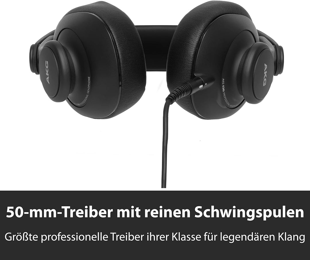 AKG K361 Studio Over Ear Kopfhoerer Over Ear Faltbar Schwarz
