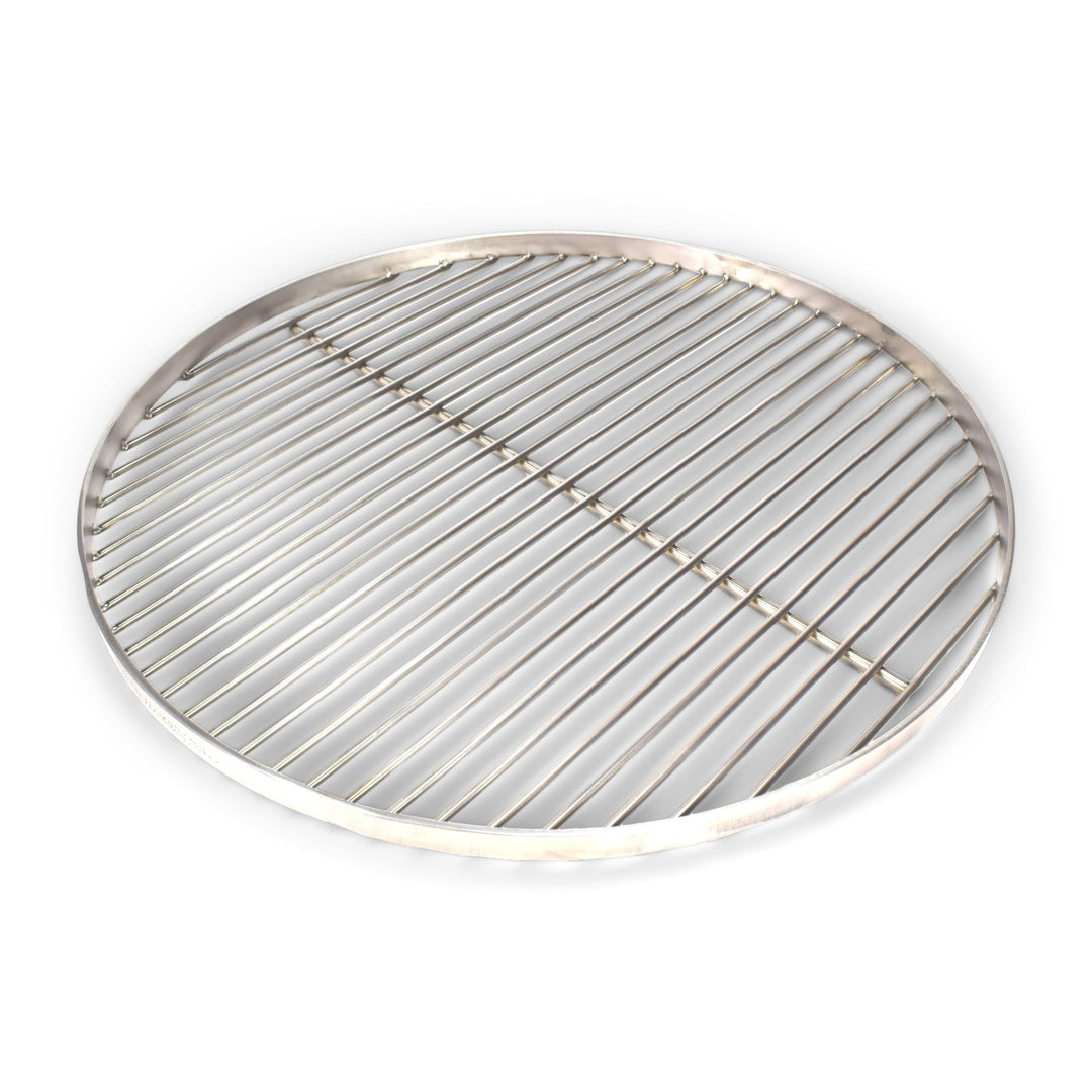 Grillrost RUND - 50cm aus Edelstahl - Handwerksprodukt - Made in Germany mit 3 Aufhängeösen Ø 50 cm,