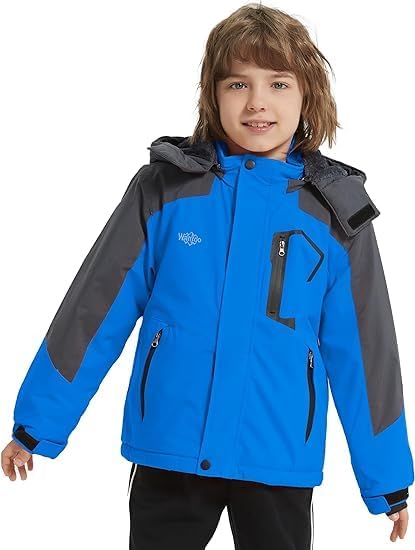Jungen Berg Ski Jacke Warmer Winter Fleece Mäntel Wasserdichter Atmungsaktive Jacke Outdoor Kapuzen