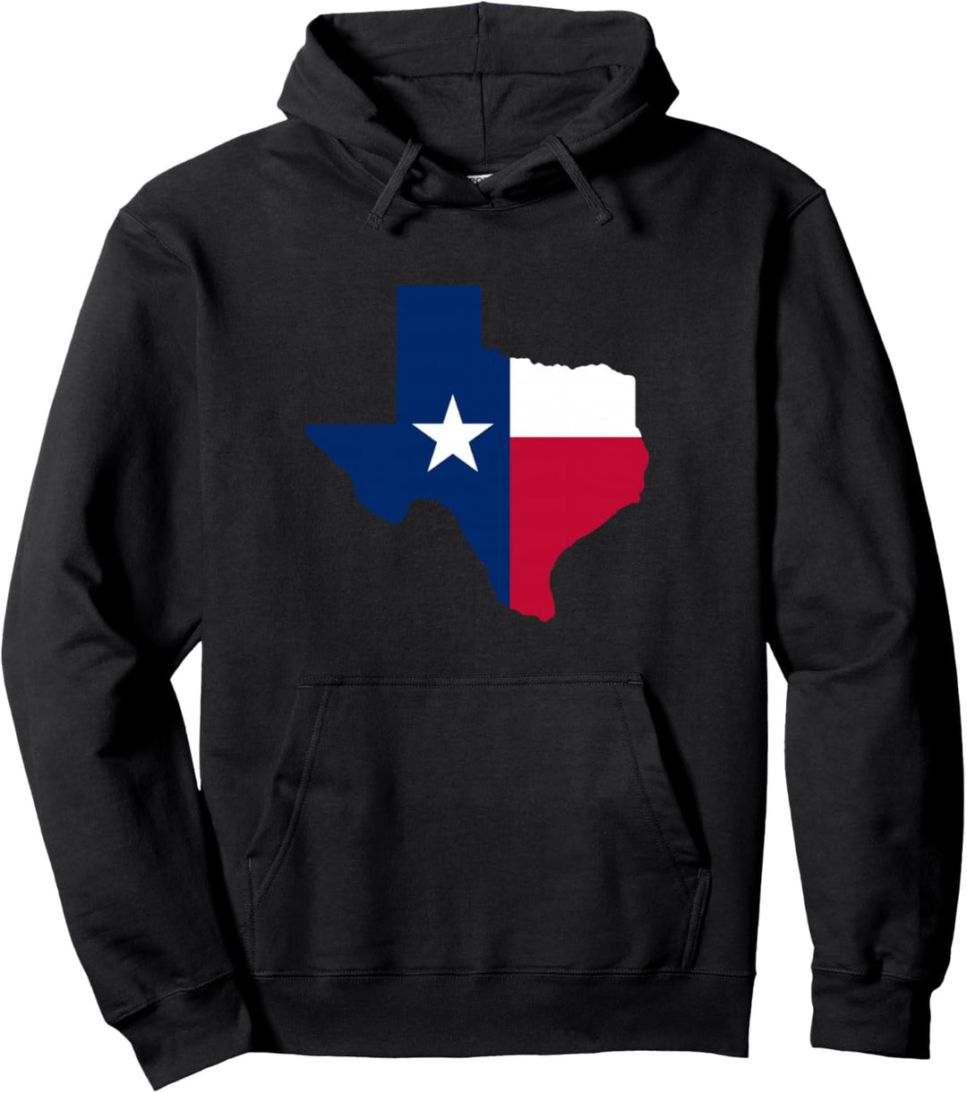Texas-Flagge Pullover Hoodie