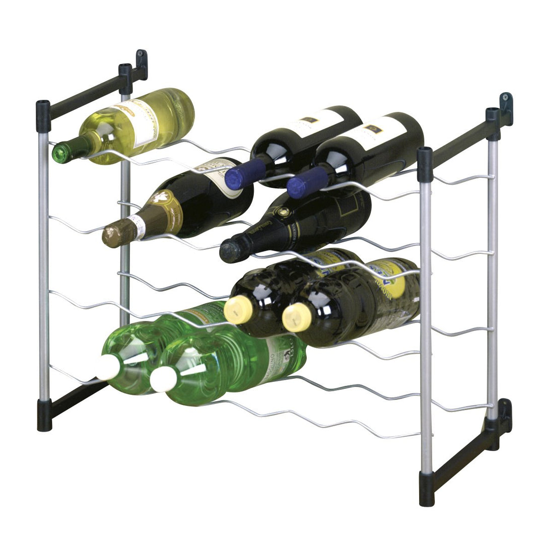 Metaltex 383724039 Flaschenregal für 24 Flaschen 59 x 26 x 45 cm Cabernet, Für 24 Flaschen