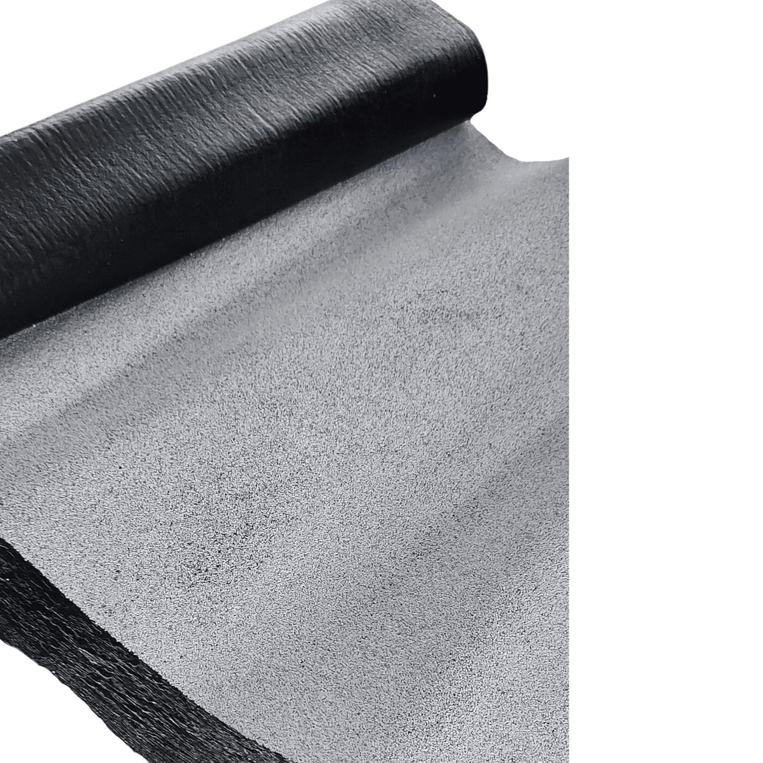DSTOCK60 - Rolle 0,5 Meter Bitumenfilz, weiss – Breite 1 m – deckt 0,5 m² ab – Meterware – Abdichtun