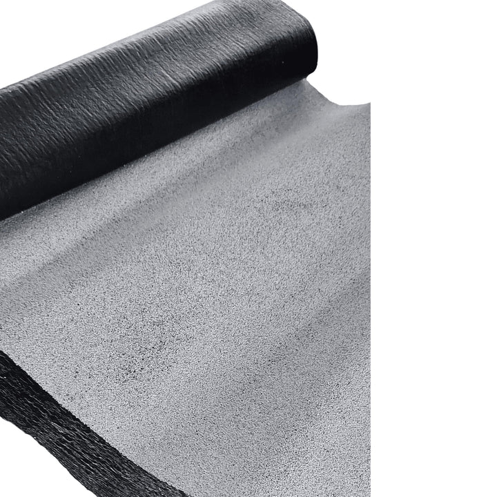 DSTOCK60 - Rolle 0,5 Meter Bitumenfilz, weiss – Breite 1 m – deckt 0,5 m² ab – Meterware – Abdichtun
