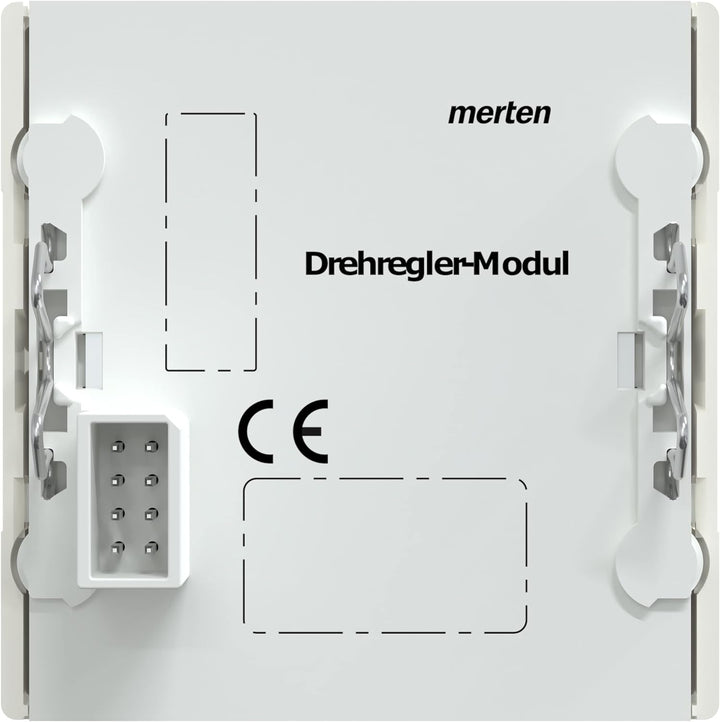 Schneider Electric Merten MEG5252-0319 Drehregler-Modul mit 4 Tastflächen,Unterputz, polarweiss glän