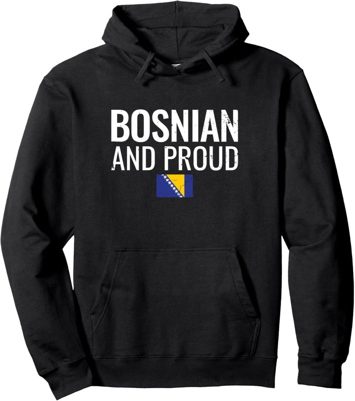 Bosnian And Proud Bosnien Bosnische Flagge Bosnier Pullover Hoodie