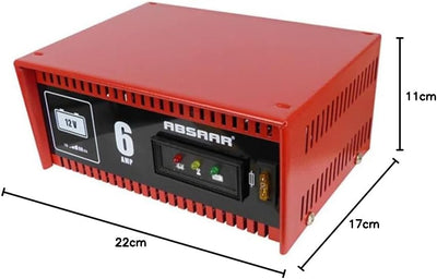 Absaar 635606 Batterie Ladegerät 6A 12V 6 A, 6 A