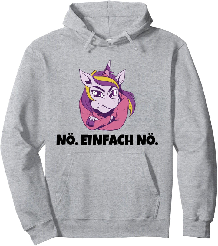 Nö einfach Nö Arbeit Bürohumor Magisch Mädchen Einhorn Pullover Hoodie