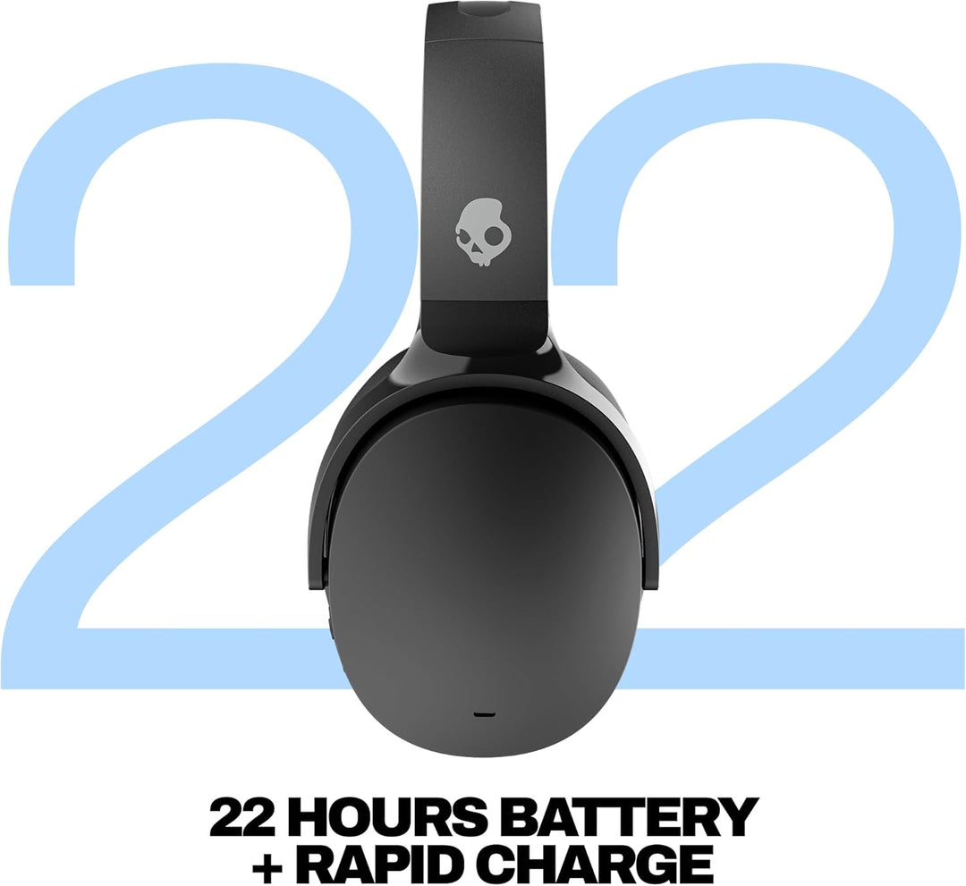 Skullcandy Hesh ANC Over-Ear Wireless-Kopfhörer mit Noise Cancelling, 22 Std. Akkulaufzeit, Mikro, k