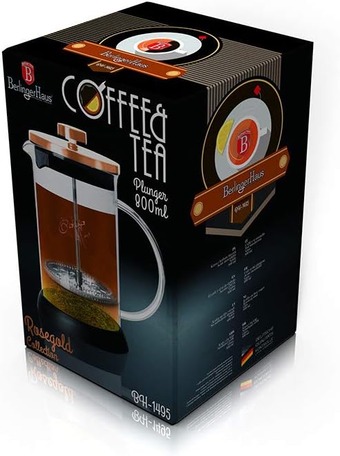 Berlinger Haus Kaffee und Tee Plunger 800ml Grosser Rosengold