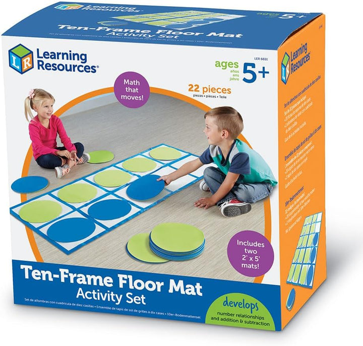 Learning Resources Spielset Zehnerblock-Bodenmatte