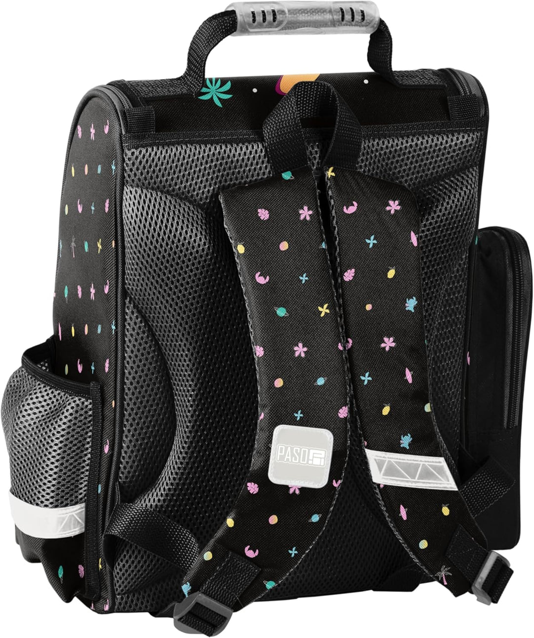 Goldkids - Schulranzen für Jungen und Mädchen - Schul-Rucksack für Kinder mit Federmäppchen - Schuhb