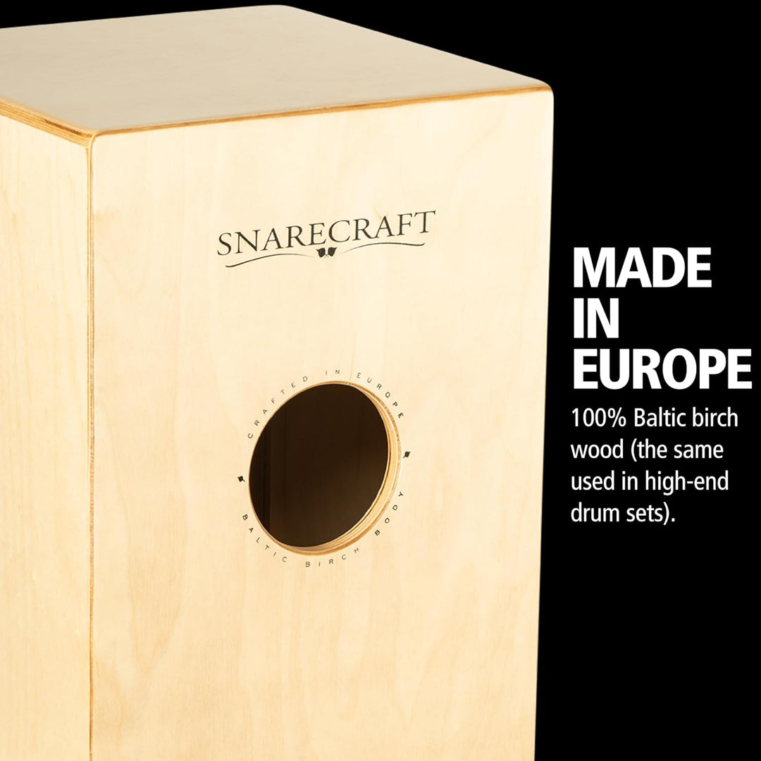 Meinl Percussion Snarecraft Cajon Instrument - Trommelkiste mit Snare - für Kinder und Erwachsene -