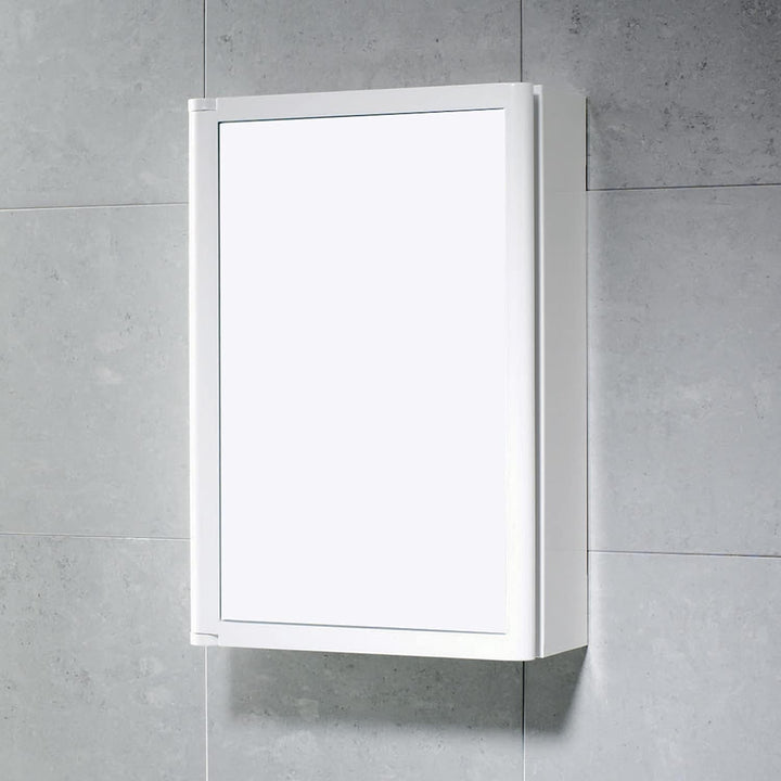Gedy R&amp;D Design ABS-Badezimmerschrank, 45 x 30 x 14,3 cm, Weiss (ohne Spiegel)