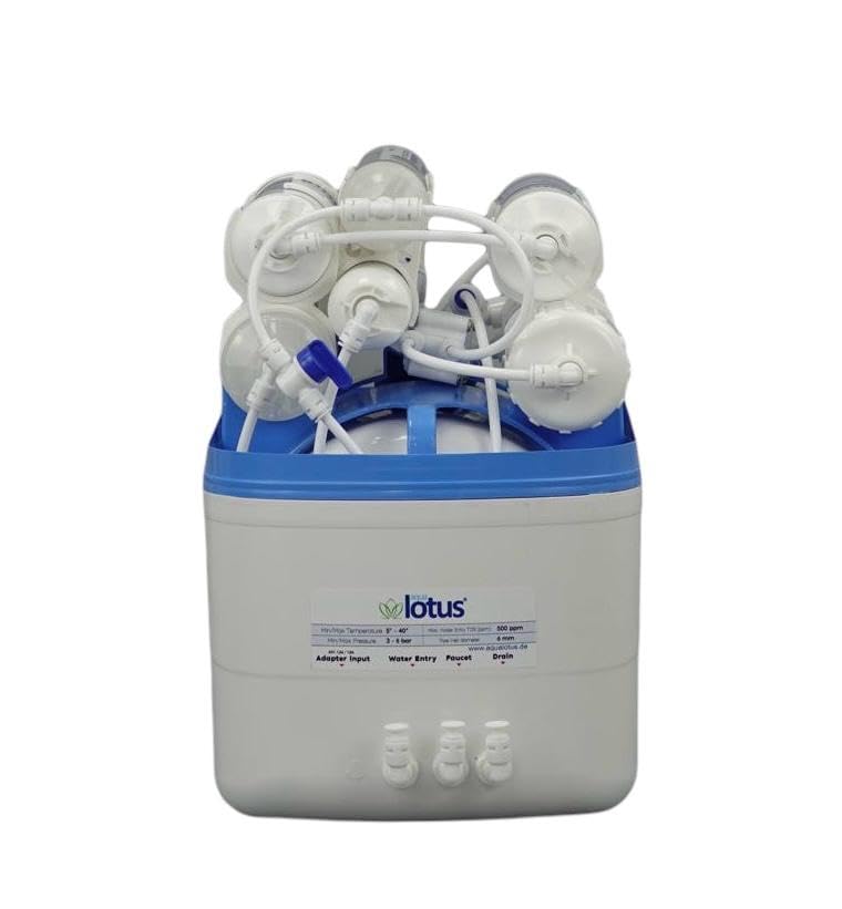 6 Stufige Umkehrosmose Osmose Osmoseanlage 75GPD Wasserfilter Aquax