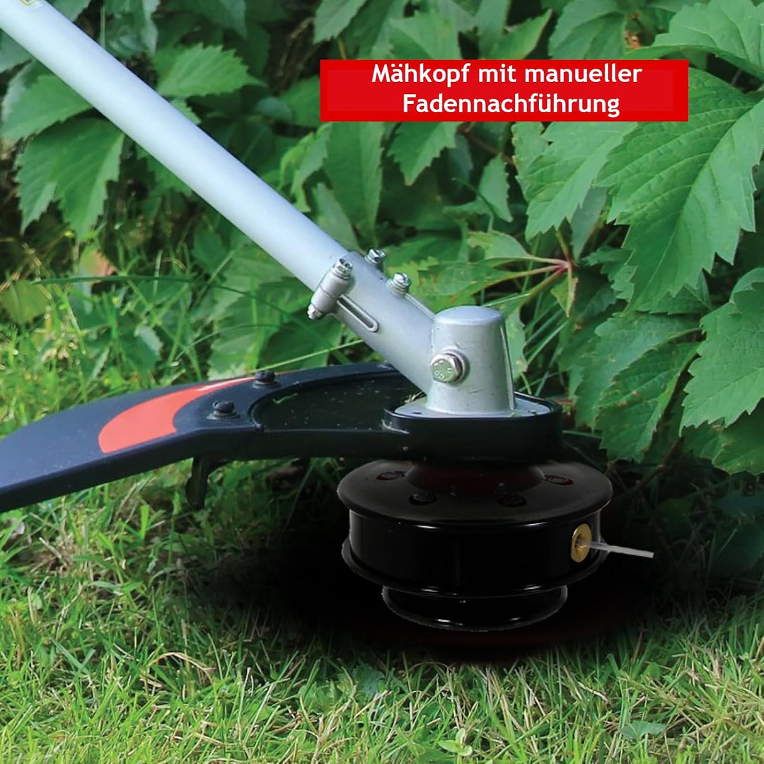 SPARES2GO Universeller Dual Line Manueller Vorschubkopf mit Schrauben für Rasentrimmer/Trimmer/Freis