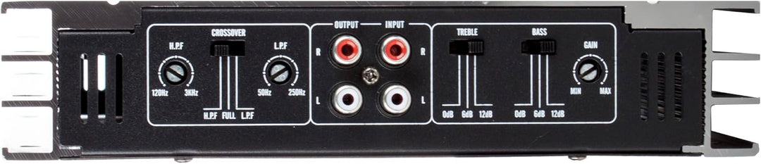 Excalibur X600.2 - Auto Verstärker 2 Kanal - 2X 600 Watt Mosfet HiFi KFZ Endstufe mit Bass-Boost - 1
