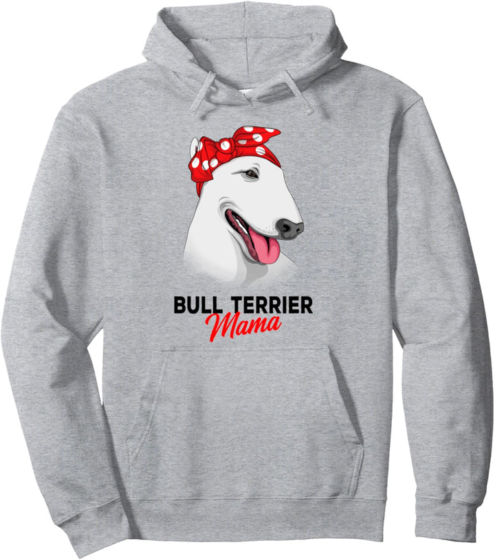 Bullterrier Hunde Mama Hundehalterin Frauchen Hund Geschenk Pullover Hoodie