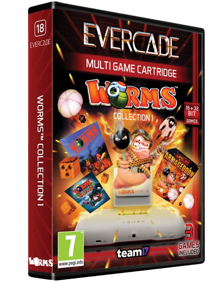 Blaze Evercade Worms Cartridge [