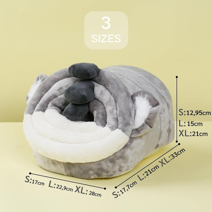 JanYoo Kleintierhöhle für Chinchilla, Igel, Meerschweinchen, Käfigzubehör, Spielzeug, für Bartagame,