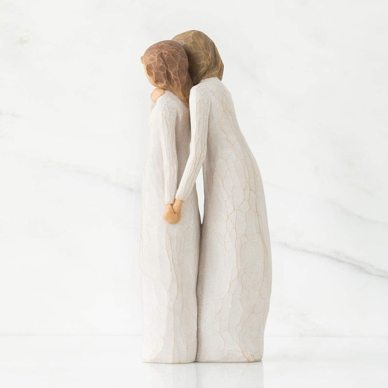 Enesco Willow Tree 26153 Figur Chrysalis - Mutter und Tochter, 5,1 x 3,8 x 22,9 cm Natur 9" height,