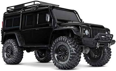 Traxxas TRX-4 Land Rover Defender mit Seilwinde, Schwarz, ohne Akku und Ladegerät 82056-84-BLK