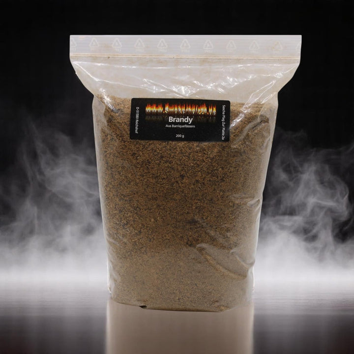 Räuchermehl SET Räucherspäne Mix aus Barriquefass/Eichenfässern 5X 200g Räuchermehl-Rotwein Räucherm