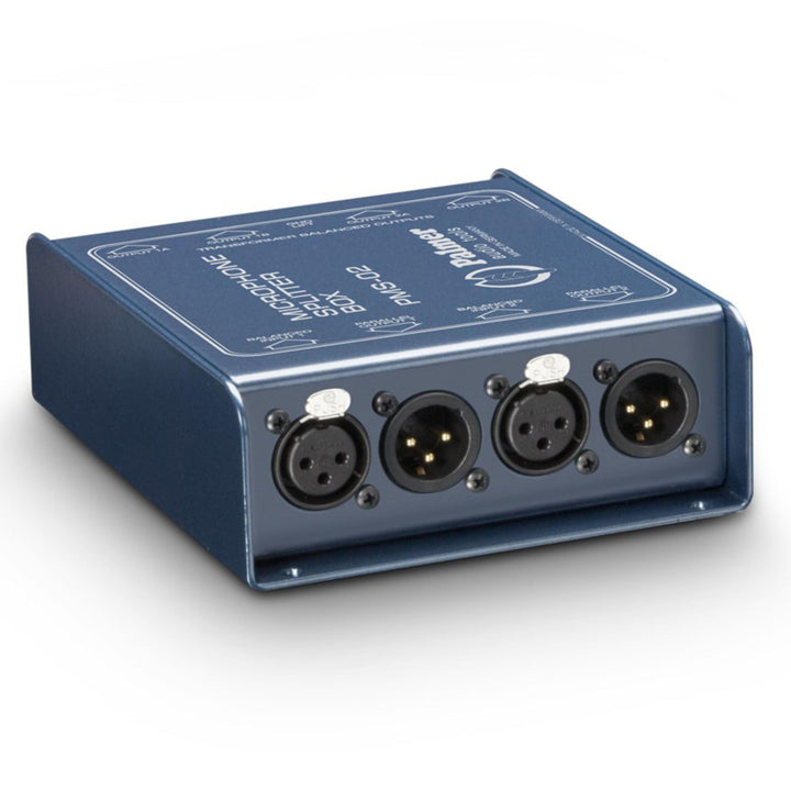 Palmer MS 02 ; Mikrofon Splitter 2 Kanal, blau, Mikrofon Splitter