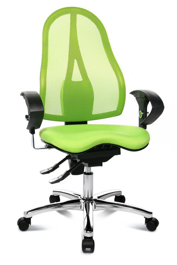 Topstar ST19UG05 Sitness 15, ergonomischer Bürostuhl, Schreibtischstuhl, inkl. höhenverstellbare Arm