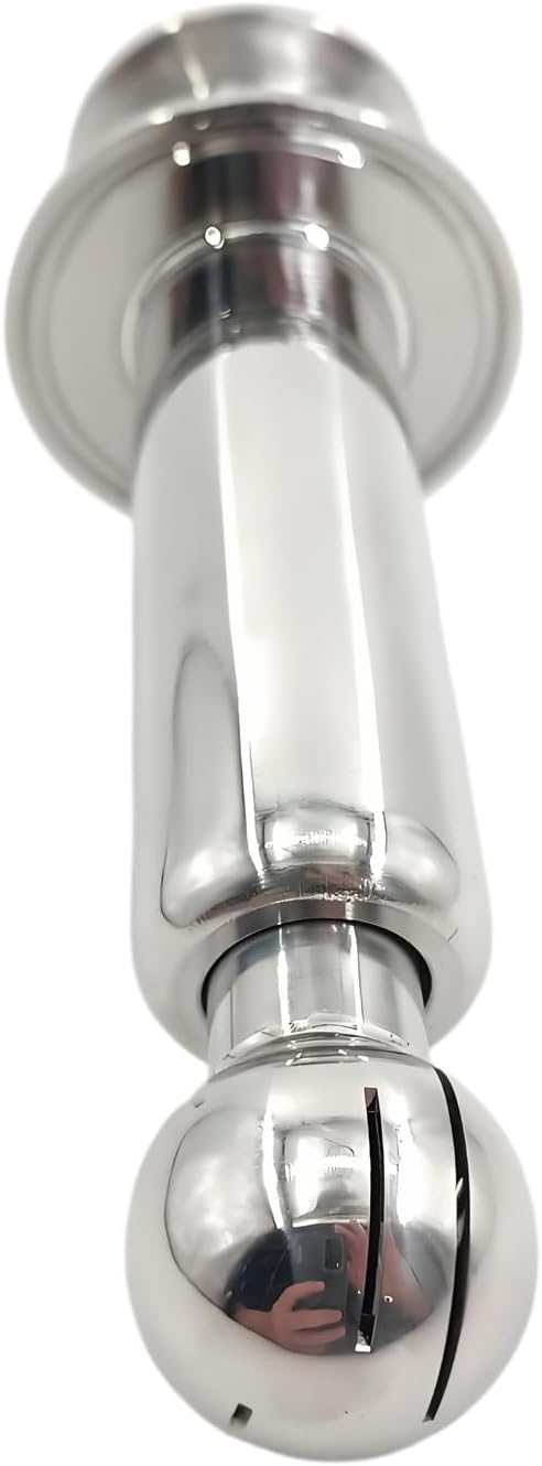 1.5" Tri Clamp auf 2" Tri Clamp Rotierender CIP Sprayball Edelstahl AISI304/1.4301 (1.5"TC x 2"TC),