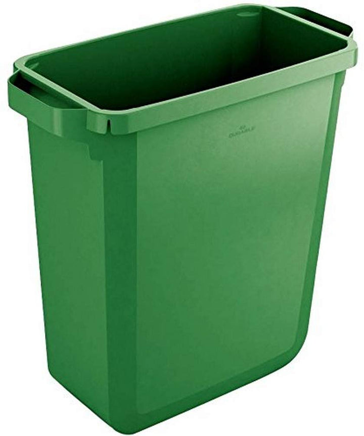 Durable Abfalleimer Durabin 60 Liter, lebensmittelecht, mit Tragegriffen, grün, 1800496020 Behälter