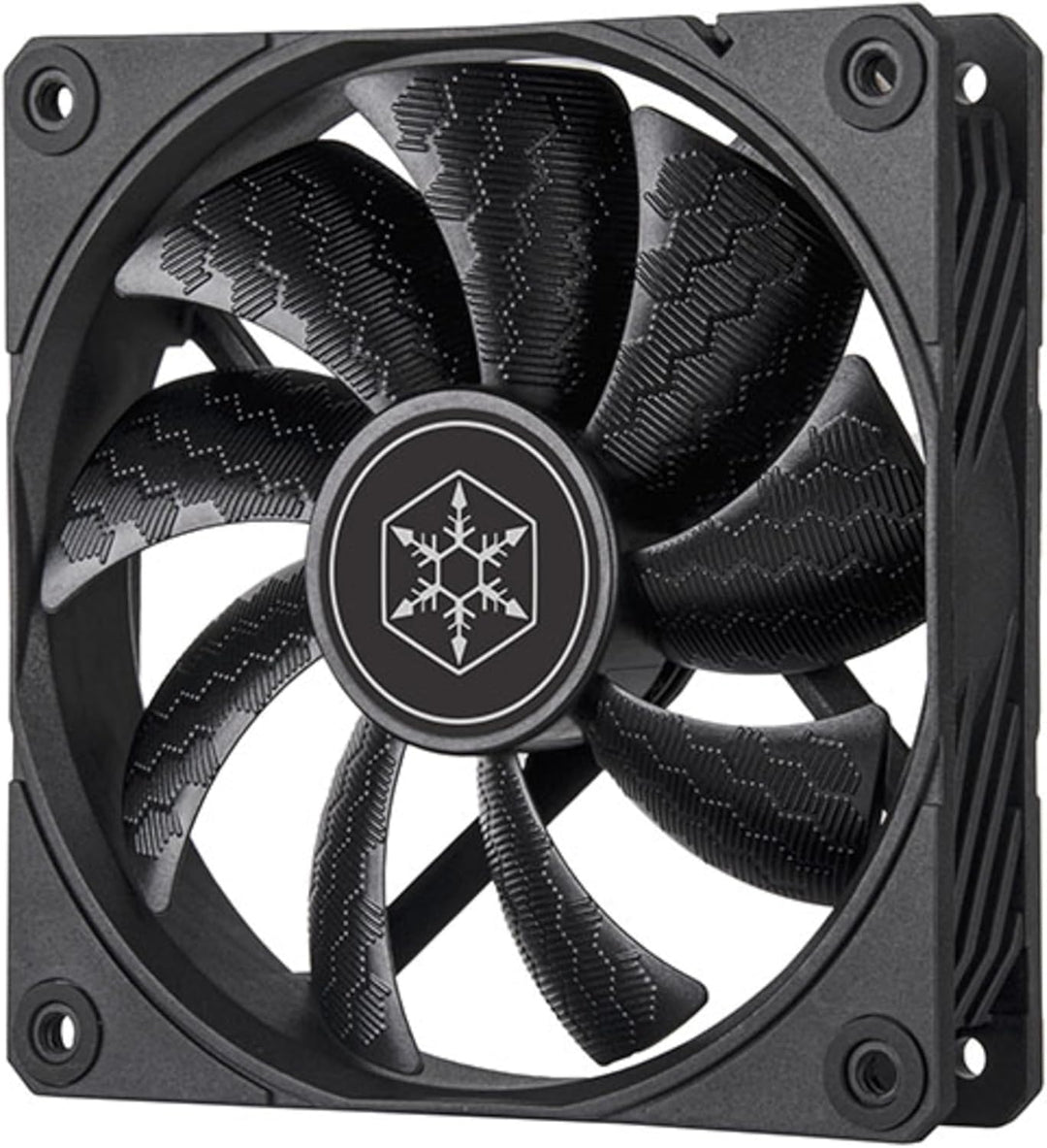 SilverStone SST-SF120 - Shark Force Leistungsverstärkter 120-mm-PWM-Lüfter 120mm Black